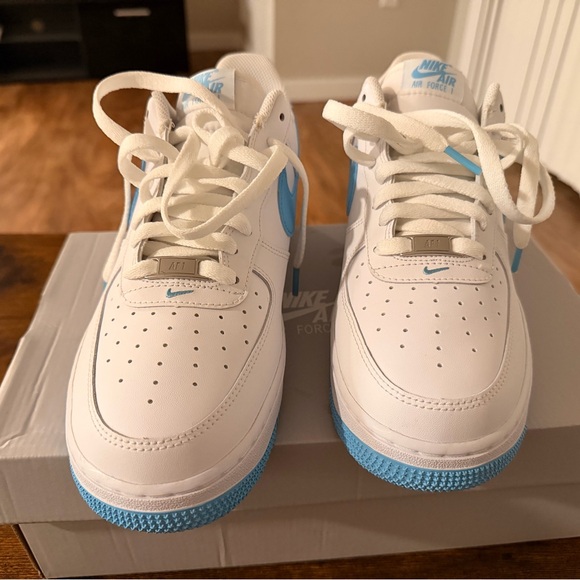 Nike Other - Nike  Air Force 1 Low - White & Light Blue